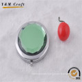 Fashion Make up Custom Decorative Diamond Metal Compact Mirror